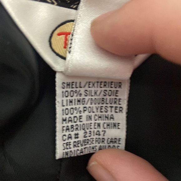 Talbots Women’s Size 14 Pure Silk Black & Beige Dress Slacks  Great Condition - Picture 7 of 8